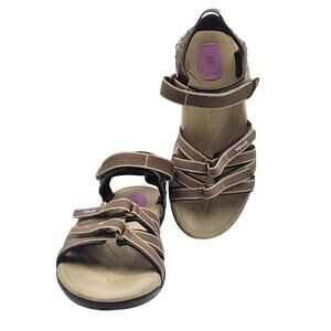 Teva Tierra Brown Sport Comfort Hiking Outdoor Travel Sandals Women's Size 6